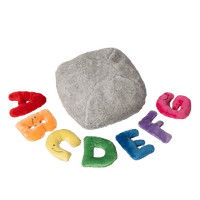 color: Light Grey Bag with Rainbow Letters